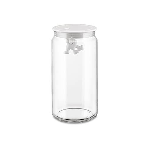 Alessi Gianni Glass Box W Küchendose, 140 cl, Glas, Weiss, 6 x 13.5 x 20.5 cm Alessi Gianni Glass Box W Küchendose, 140 cl, Glas, Weiss, 6 x 13.5 x 20.5 cm von Alessi