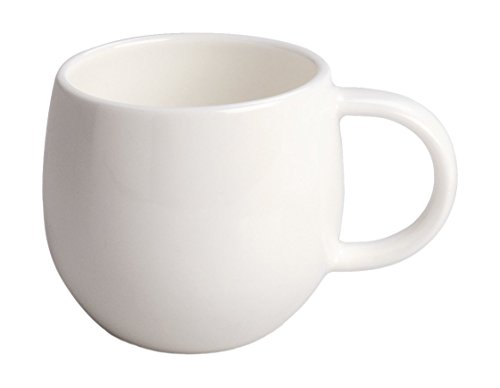 Alessi "All Time", 4 Stück Mokka-Obertasse aus Bone China, Weiß von Alessi