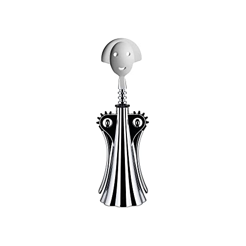 Alessi A di Alessi AM01 Z Anna G. Design Korkenzieher, verchromter Zamak, Poliert, 8 x 28 x 11.5 cm, Silber von Alessi