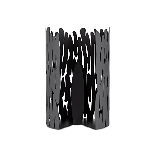 Alessi BM04 B Barkroll Küchenrollenhalter - Stahl, epoxidharzlackiert, schwarz., 15,50 x 15,50 x 24,00 cm von Alessi