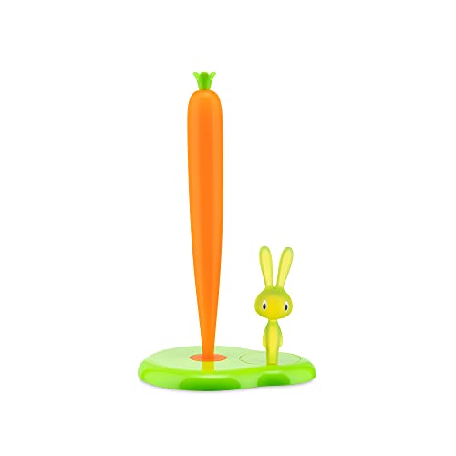 Alessi "BUNNY & CARROT" Küchenrollenhalter aus thermoplastischem Harz, grün, 20.2 x 16 x 34 cm Alessi "BUNNY & CARROT" Küchenrollenhalter aus thermoplastischem Harz, grün, 20.2 x 16 x 34 cm von Alessi