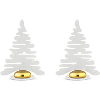 Alessi - Bark for Christmas, Tischkartenhalter, weiß (2er-Set) von Alessi