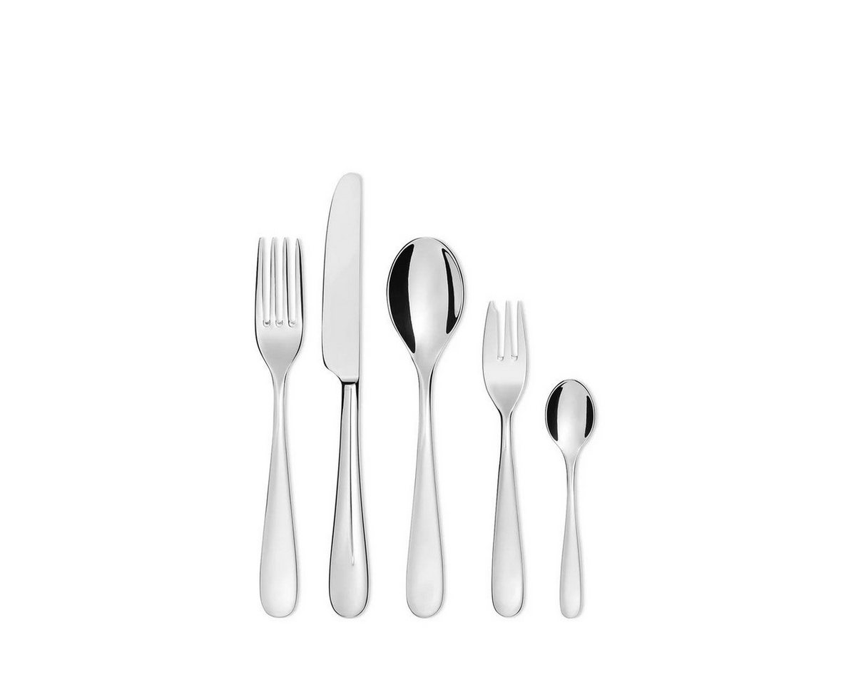 Alessi Besteck-Set Nuovo Milano (30-tlg), 18/8 Edelstahl von Alessi