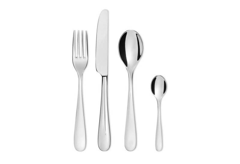 Alessi Besteck-Set Nuovo Milano 24-teilig (24-tlg), Edelstahl 18/10 von Alessi