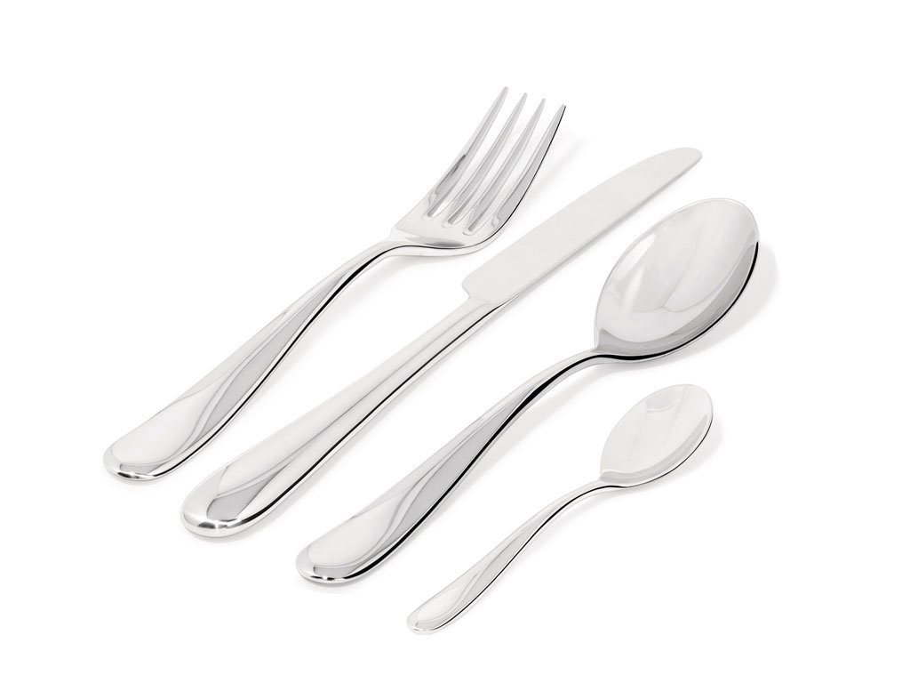 Alessi Besteck-Set Alessi Nuovo Milano Besteckgarnitur 4 tlg., 18/8 Edelstahl von Alessi