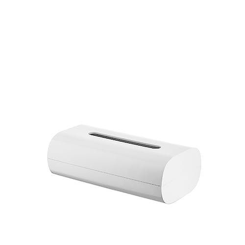 Alessi "Birillo" Papiertaschentuch Behälter aus PMMA, weiß, 24 x 13 cm, h 8 cm Alessi "Birillo" Papiertaschentuch Behälter aus PMMA, weiß, 24 x 13 cm, h 8 cm von Alessi