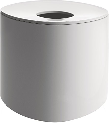 Alessi "Birillo" Papiertaschentuch Behälter aus PMMA, weiß, L 15cm, B 15cm, H 15cm von Alessi