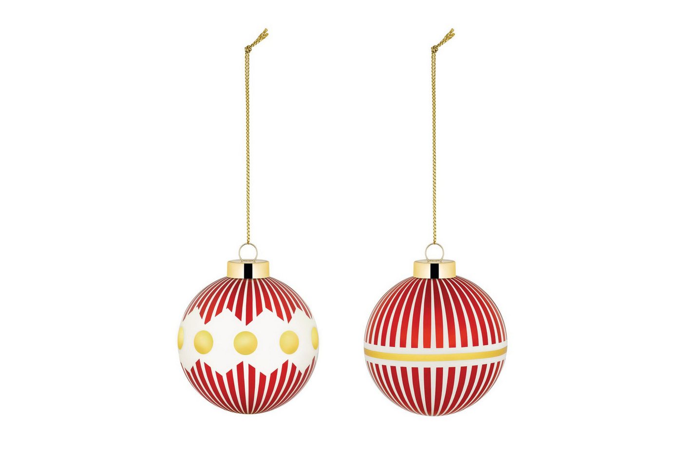 Alessi Christbaumschmuck Delight Weihnachtskugel-Set 2-teilig Nr.1 Alessi Christbaumschmuck Delight Weihnachtskugel-Set 2-teilig Nr.1 von Alessi