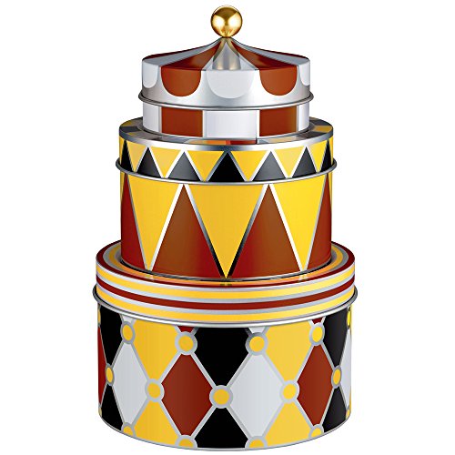 Alessi Circus| MW31S3 - Allzweckbox Design, Weißblech, 13.00 x 19.50 x cm, Silber von Alessi