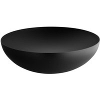 Alessi - Doppelwandige Schale, Ø 32 x H 9,5 cm, schwarz mit Reliefdekor von Alessi