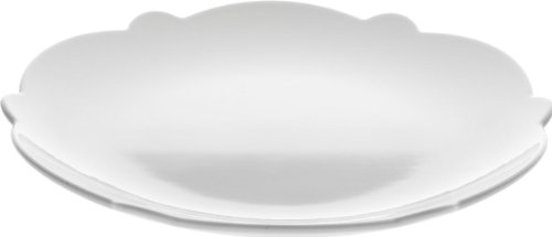 Alessi Dressed Dessertteller 4 Stück Porzellan Weiss, Large von Alessi