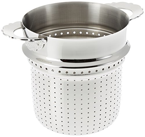 Alessi Dressed Korb aus Edelstahl mit Löchern, Silber, 6 x 24.5 x 28.5 cm von Alessi