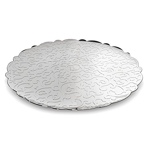 Alessi "Dressed" Tablett Rund aus Edelstahl Alessi "Dressed" Tablett Rund aus Edelstahl von Alessi