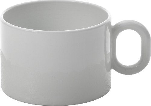 Alessi Dressed Tee-Obertasse 4 Stück Porzellan Weiss von Alessi