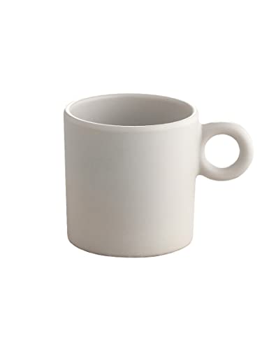 Alessi, Dressed en plein air MW72/76 LG, Mokka-Obertasse aus Melamin mit Reliefdekor, Light Grey. von Alessi