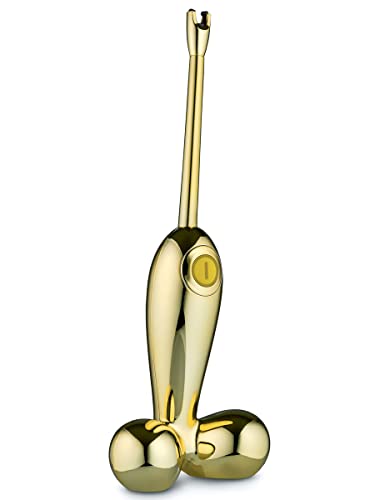 Alessi Firebird 2.0 GV34 GD - Design Feuerzeug aus Thermoplastisches Harz, Gold von Alessi