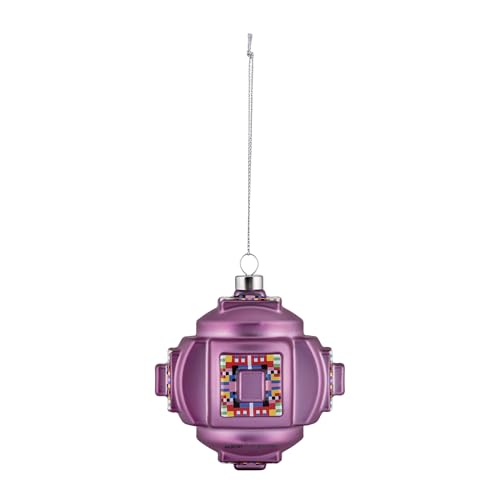 Alessi Fractal ESA06 4 - Design Weihnachtsschmuck aus Mundgeblasenem Glas, Handdekoriert von Alessi