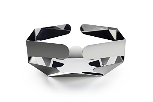 Alessi GIA16 Papierkorb, Edelstahl poliert von Alessi