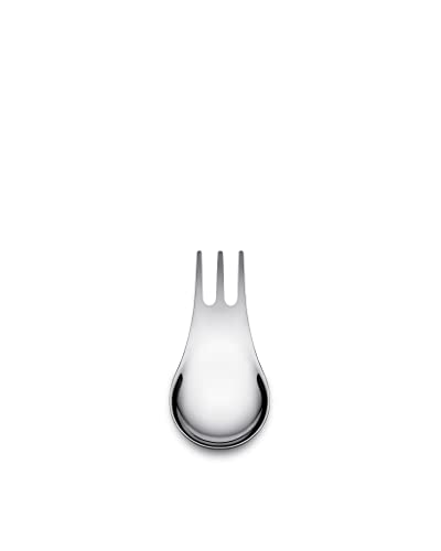 Alessi GIMR01S4 Set bestehend aus vier Multifunktionsbestecke aus Edelstahl 18/10 glänzend poliert, Silber von Alessi