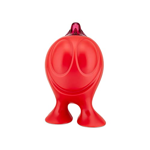 Alessi "GINO ZUCCHINO" Zuckerspender aus thermoplastischem Harz, rot, 12.5 x 9.5 x 17 cm von Alessi