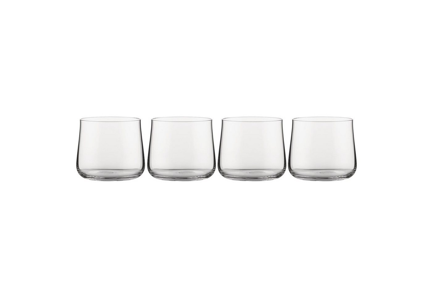 Alessi Glas Eugenia Wasserglas, Kristallglas, 4er Set von Alessi