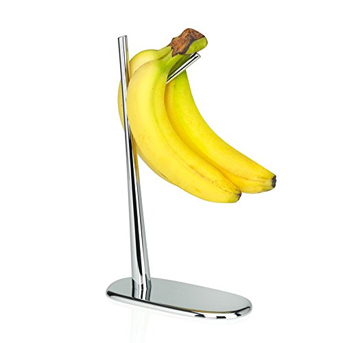 Alessi Bananenhalter Dear Charlie, Edelstahl, Silber, 17.5 x 17.5 x 17 cm Alessi Bananenhalter Dear Charlie, Edelstahl, Silber, 17.5 x 17.5 x 17 cm von Alessi