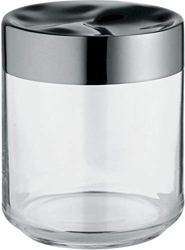 Alessi Julieta LC08 - Hermetisches Design Küchenglas, Glas in Glas mit 18/10 Edelstahldeckel, 75 cl, Silber Alessi Julieta LC08 - Hermetisches Design Küchenglas, Glas in Glas mit 18/10 Edelstahldeckel, 75 cl, Silber von Alessi