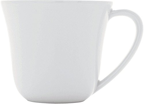 Alessi "KU", 4 Stück Kaffee-Obertasse aus weißem Porzellan Alessi "KU", 4 Stück Kaffee-Obertasse aus weißem Porzellan von Alessi