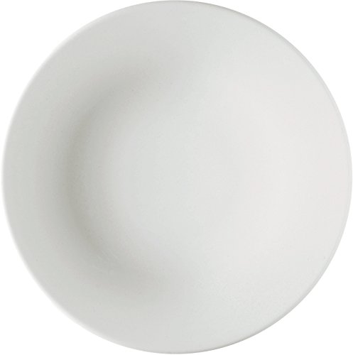 Alessi "KU", 4 Stück Speiseteller aus weißem Porzellan, 27 x 27 x 3 centimeters von Alessi