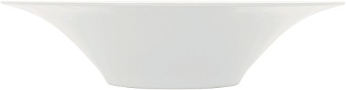 Alessi "KU" Salatschüssel aus weißem Porzellan, 6.2 x 34 x 9.2 cm Alessi "KU" Salatschüssel aus weißem Porzellan, 6.2 x 34 x 9.2 cm von Alessi