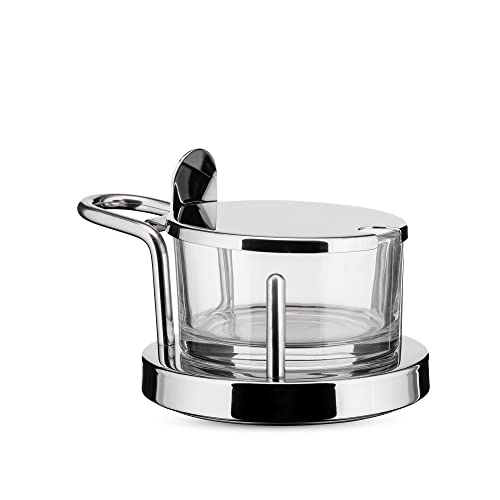 Alessi 5071 Design Käsedose, aus Glas und Edelstahl, Silber, 4.5 x 12 x 4.5 cm Alessi 5071 Design Käsedose, aus Glas und Edelstahl, Silber, 4.5 x 12 x 4.5 cm von Alessi