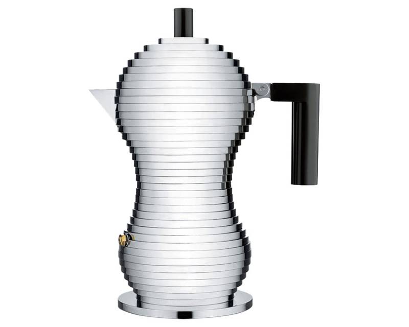 Alessi Kaffeekanne Alessi Kaffeekanne, schwarz, Aluminium, 5.4 x 14.5 x 33.5 cm von Alessi