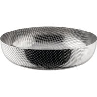 Alessi - Korbschale mit Reliefdekor JM17, Ø 24 cm, Edelstahl von Alessi