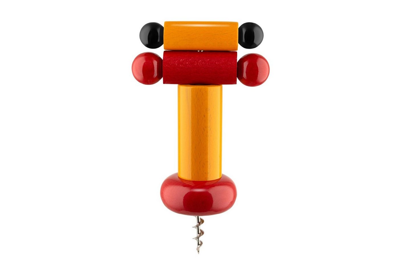 Alessi Korkenzieher Sottsass Collection Twergi Gelb von Alessi