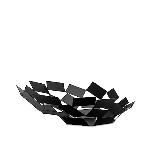 Alessi La Stanza dello Scirocco MT03 B - Schale aus Edelstahl 18/10, Epoxidharzlackiert, Schwarz Alessi La Stanza dello Scirocco MT03 B - Schale aus Edelstahl 18/10, Epoxidharzlackiert, Schwarz von Alessi