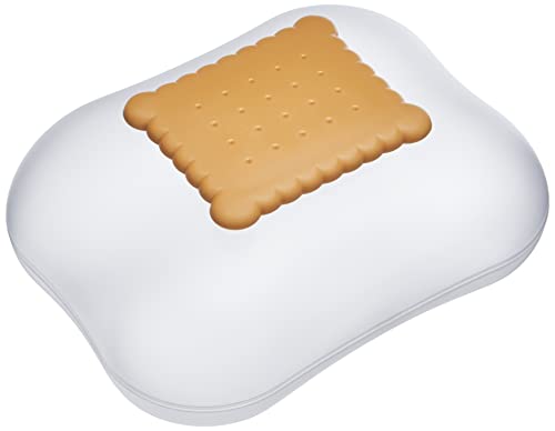 Alessi Mary Biscuit ASG07 I - Design Keksdose mit Deckel, Thermoplastisches Harz, Eis,30 x 1.19 x 12 cm von Alessi