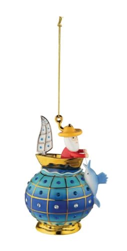 Alessi MJ16 12 Il vecchio E Il Mare Dekokugel, Porzellan, Einfarbig von Alessi