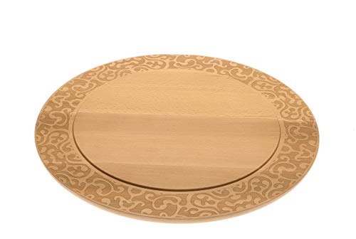 Alessi Dressed in Wood Käseplatte aus Buchenholz, Edelstahl, braun, 30.5 x 43 x 16.5 cm Alessi Dressed in Wood Käseplatte aus Buchenholz, Edelstahl, braun, 30.5 x 43 x 16.5 cm von Alessi