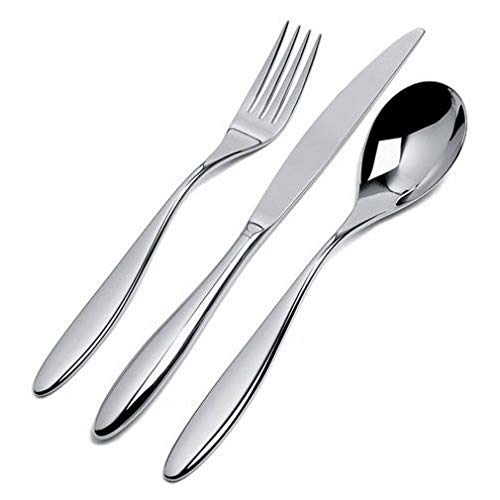 Alessi Mami Besteckset, 5-teilig, Edelstahl, Silber, 10 x 4 x 21.3 cm, 5-Einheiten von Alessi