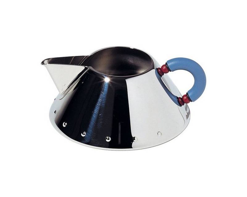 Alessi Milchkännchen Rahmkännchen, silber-blau, 0.02 l von Alessi