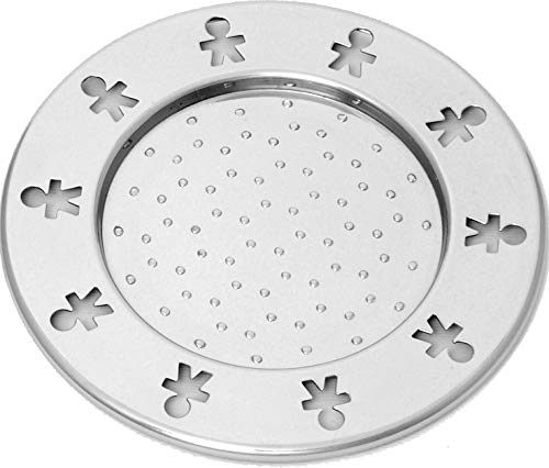 Alessi "Mini Girotondo" Glasuntersetzer, Edelstahl 18/10 glänzend poliert rostfrei, Set di 4 Alessi "Mini Girotondo" Glasuntersetzer, Edelstahl 18/10 glänzend poliert rostfrei, Set di 4 von Alessi