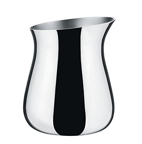 Alessi NF02 Milchkännchen, Porzellan, silber,3.5 x 8 x 36 cm von Alessi