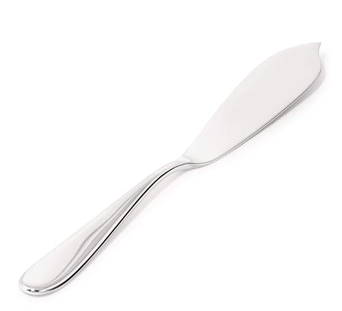 Alessi 5180/20 Nuovo Milano, Fischvorlegemesser glänzend und poliert aus Edelstahl, 3 x 4.3 x 8 cm Alessi 5180/20 Nuovo Milano, Fischvorlegemesser glänzend und poliert aus Edelstahl, 3 x 4.3 x 8 cm von Alessi