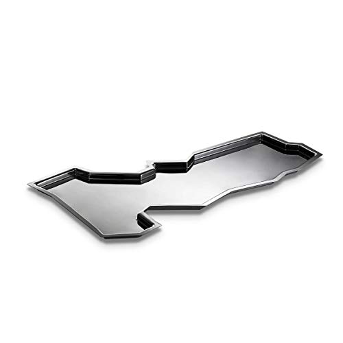 Alessi Officina Clouds Root 54 cm Tablett, Silber von Alessi