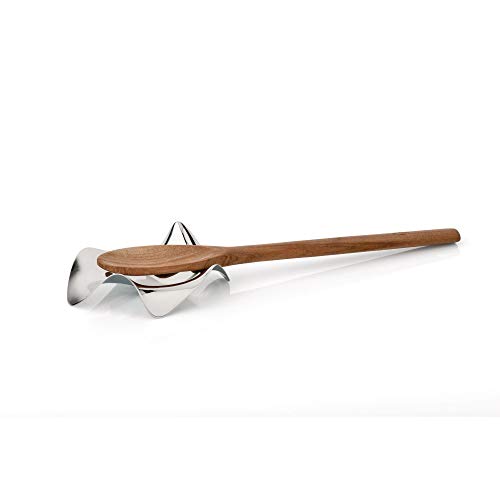 Alessi PG02 BLIP, Löffelhalter aus Edelstahl 18/10 glänzend poliert von Alessi