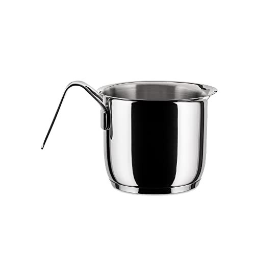 Alessi "POTS&PANS" Milchkochtopf aus Edelstahl, Silber, 9.2 x 23 x 53.5 cm Alessi "POTS&PANS" Milchkochtopf aus Edelstahl, Silber, 9.2 x 23 x 53.5 cm von Alessi
