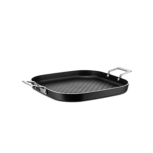 Alessi POTS&Pans,BISTECCHIERA AL, Aluminium, Edelstahl 18/10, Mehrfarbig, One Size von Alessi