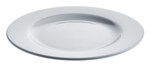 Alessi "Platebowlcup", 4 Stück Speiseteller, Weiß von Alessi