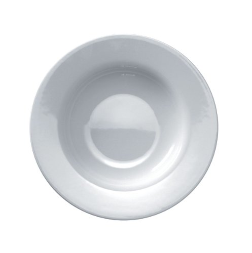 Alessi "Platebowlcup", 4 Stück Suppenteller, Weiß, 20 centimeters von Alessi