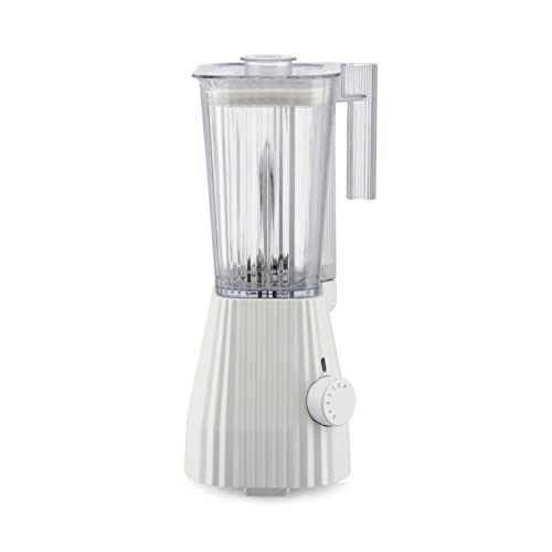 Alessi Plissé MDL09 B - Standmixer mit Abgestufter Karaffe, Thermoplastisches Harz, Europäischer Stecker 700W, 1.5l, Schwarz von Alessi